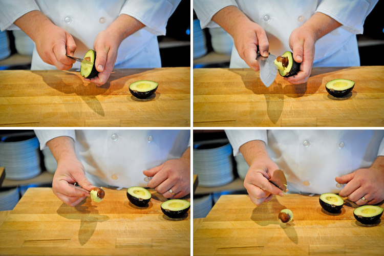 How to Pit, Slice and Dice an Avocado - Step Two