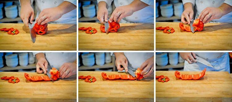 How to Cut a Bell Pepper - Step Two