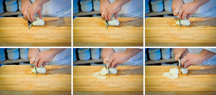 How to Julienne an Onion - Step Two