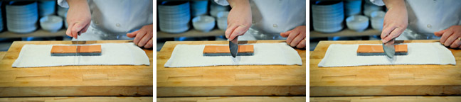 How to Sharpen a Knife Using a Water Stone - Step Two