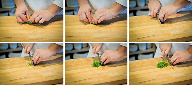 How to Chiffonade Basil and Other Fresh Herbs - Step Two