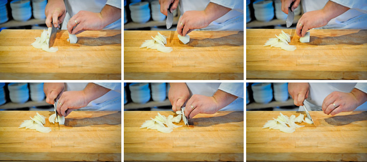 How to Julienne an Onion - Step Three