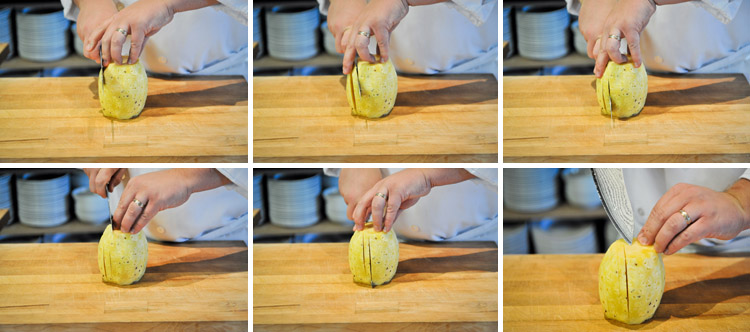 How to Peel and Slice a Pineapple - Step Three