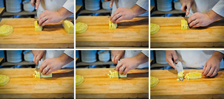 How to Peel and Slice a Pineapple - Step Four