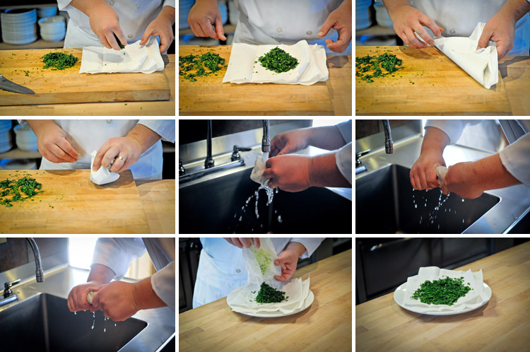 How to Mince Parsley - Step Four