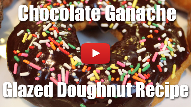 Chocolate Ganache Glazed Doughnut Video
