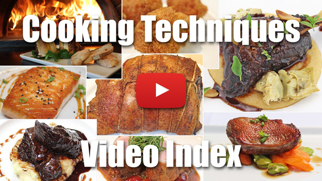 Cooking Techniques Video Index