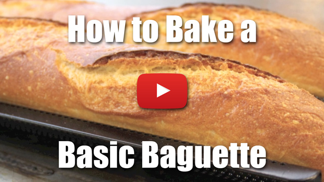 How to Bake a Basic Baguette - Video