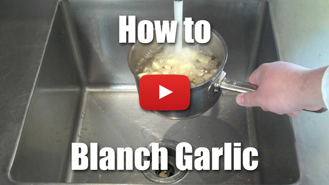 How to Blanch Garlic - Video