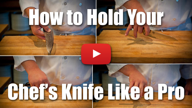 CKS 002| How to Hold A Chef's Knife