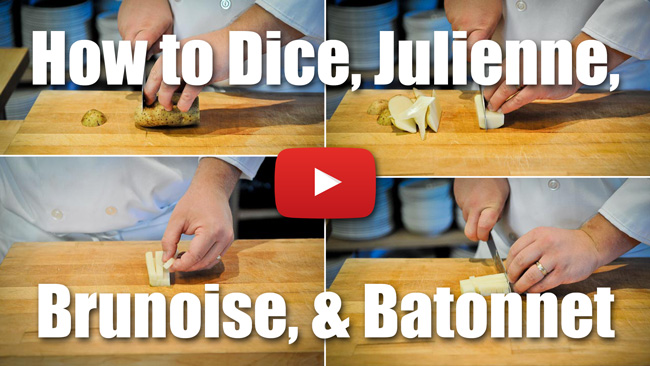 CKS 005| How to Dice, Julienne, Brunoise, and Batonnet