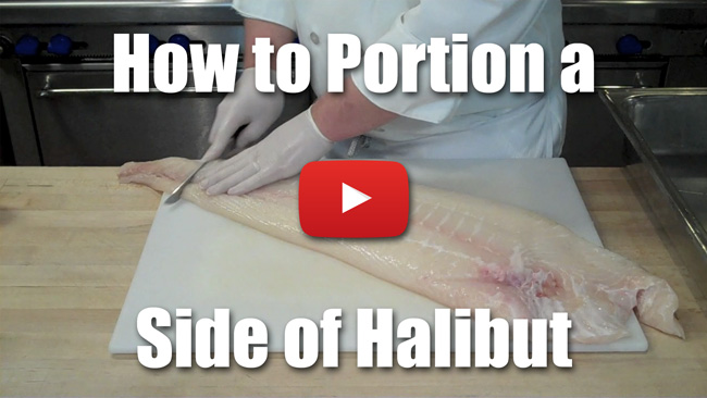 CKS 038| How to Portion a Side of Halibut