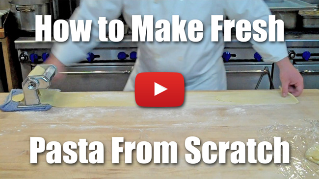 How to Make Fresh Pasta From Scratch - Video Technique