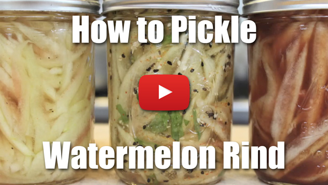 How to Pickle Watermelon Rind - Video Recipe