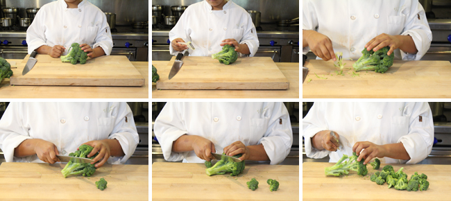 How to Prepare Broccoli Step One