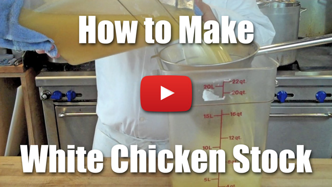 How to Make White Chicken Stock - Video