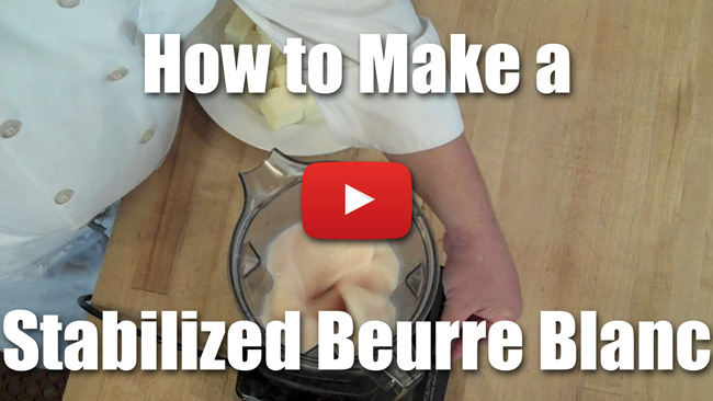 How to Make a Stabilized Beurre Blanc Using Xanthan Gum