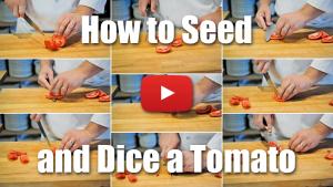 This video will teach you how to seed and dice a tomato. Culinary Knife Skills