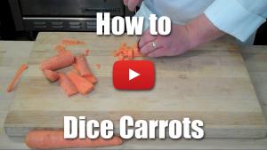 How to Dice and Julienne Carrots - Culinary Knife Skills - Video