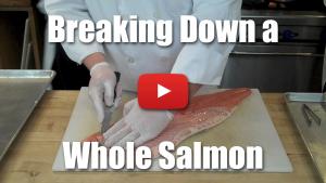 How to Break Down (Fabricate/Butcher) A Whole Salmon - Video Technique
