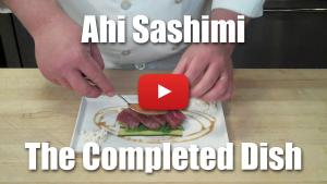 Ahi Sashimi with Cantaloupe Caviar - Video Recipe
